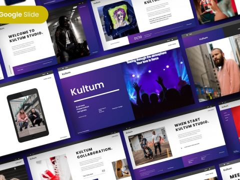 Kultum - Business Google Slide Template 3YS9Q65