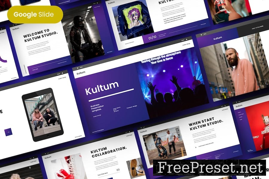 Kultum - Business Google Slide Template 3YS9Q65