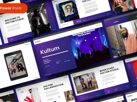 Kultum – Business PowerPoint Template MJDHA3Q