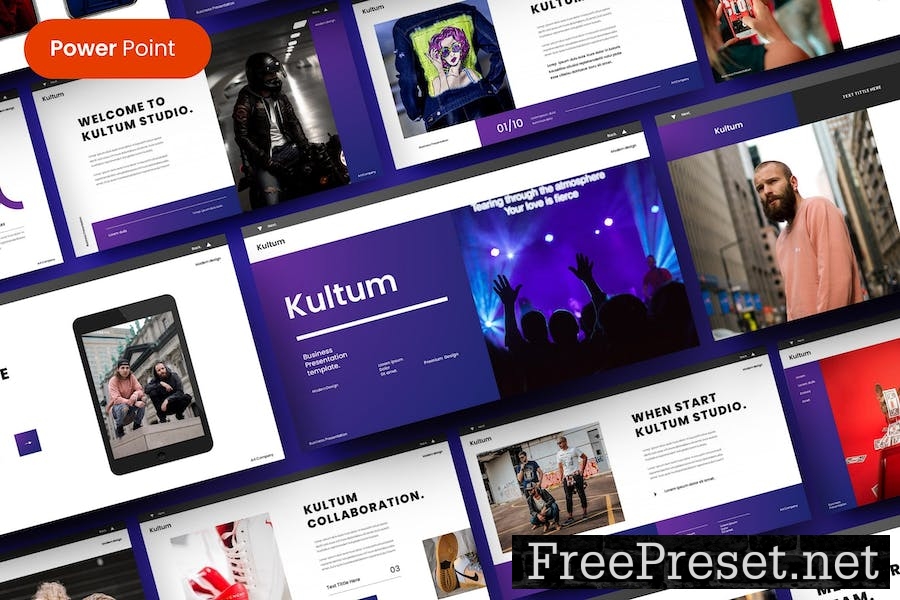 Kultum – Business PowerPoint Template MJDHA3Q