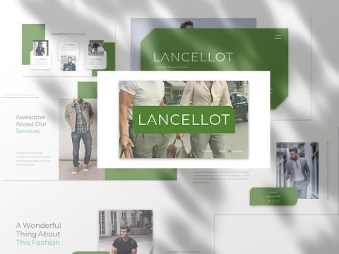 Lancellot - Business Presentation PowerPoint HS4U4TL