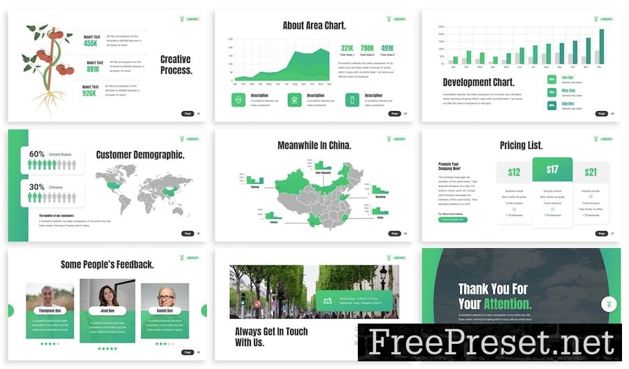 Landcraft - Agriculture Powerpoint Template RLRRBNM