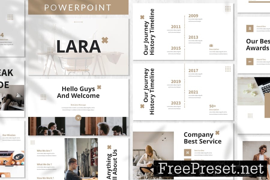 Lara - Business Powerpoint Template 5J3JH73