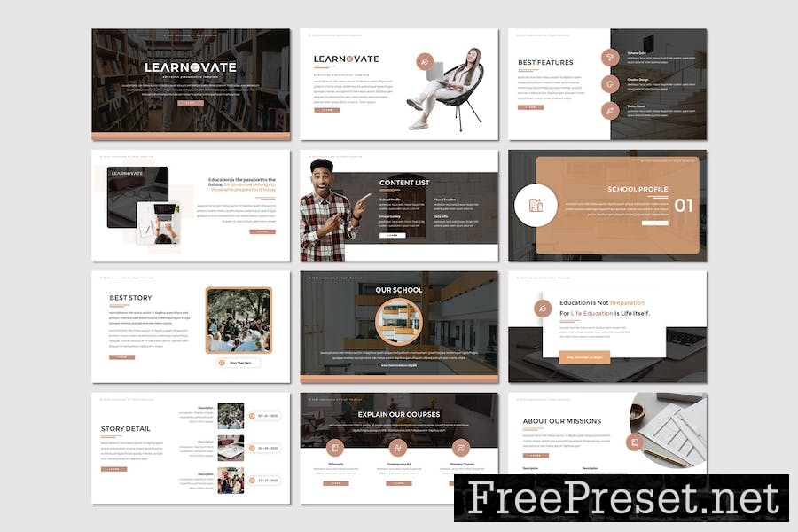 Learnovate - Education Powerpoint Template 75BVY9B