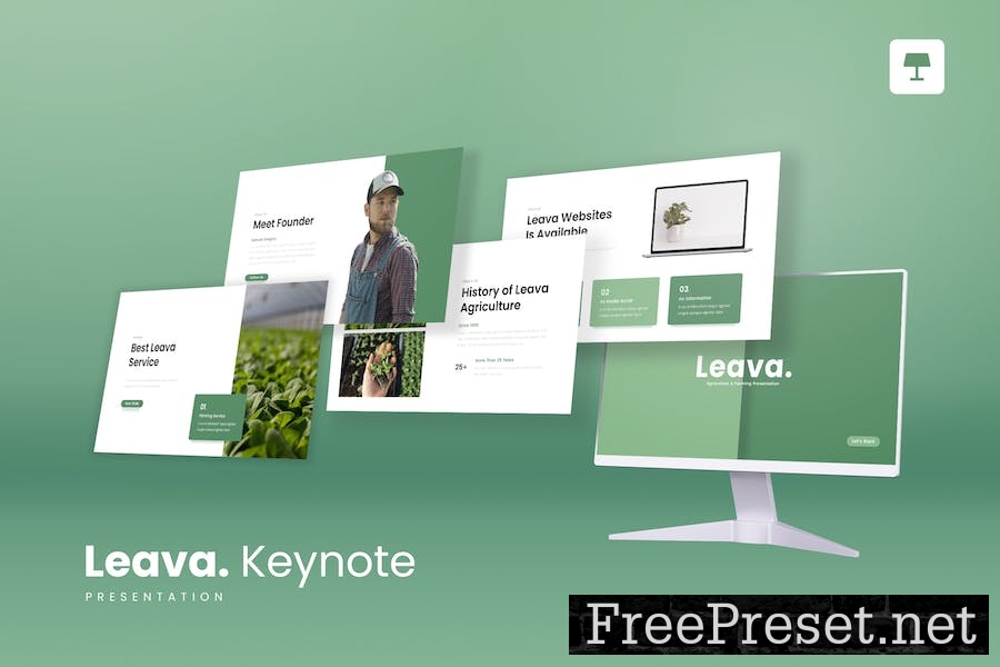 Leava - Agriculture Keynote Template EZHQ5VX