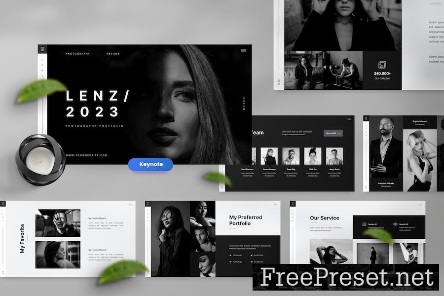 Lenz - Photography Portfolio Keynote Template