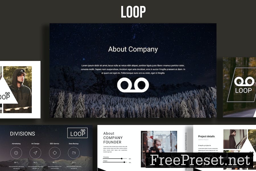 Loop Creative Powerpoint 7LU7M74