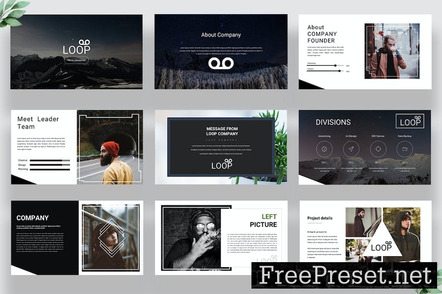 Loop Creative Powerpoint 7LU7M74