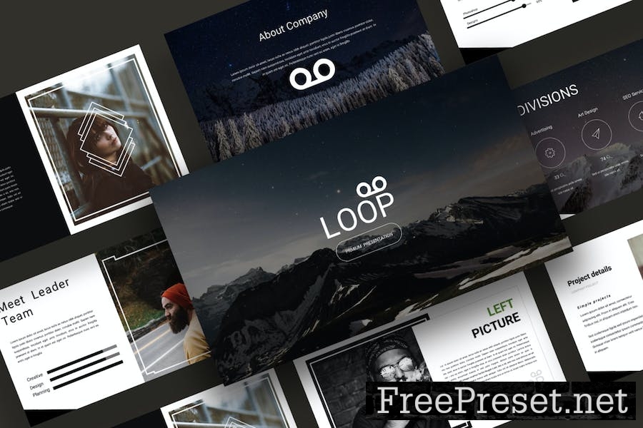 Loop Creative Powerpoint 7LU7M74