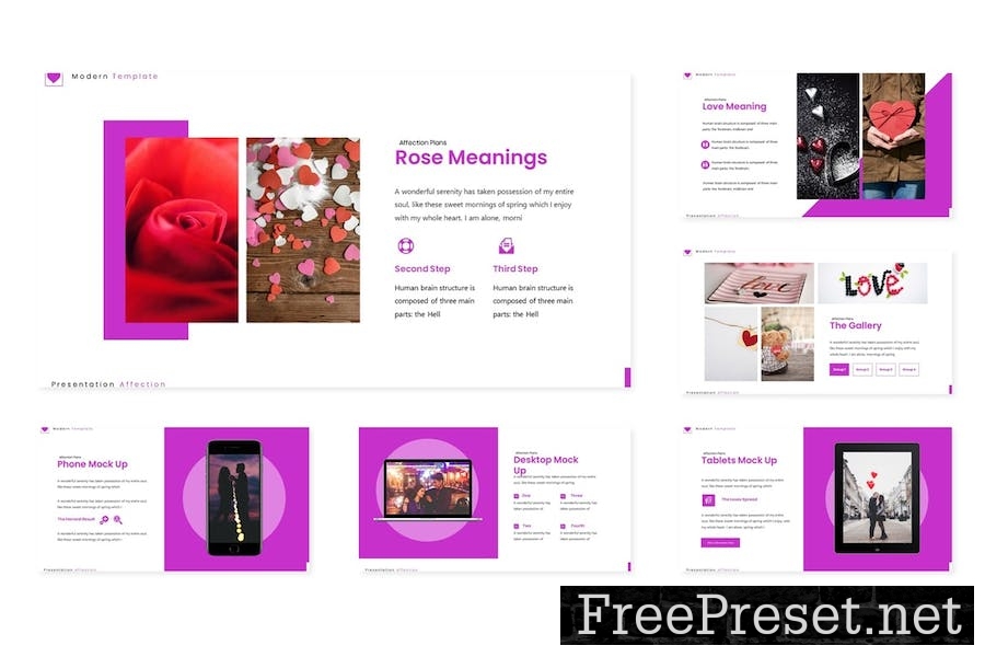 Love Affectio - Keynote Template Z529Y5P