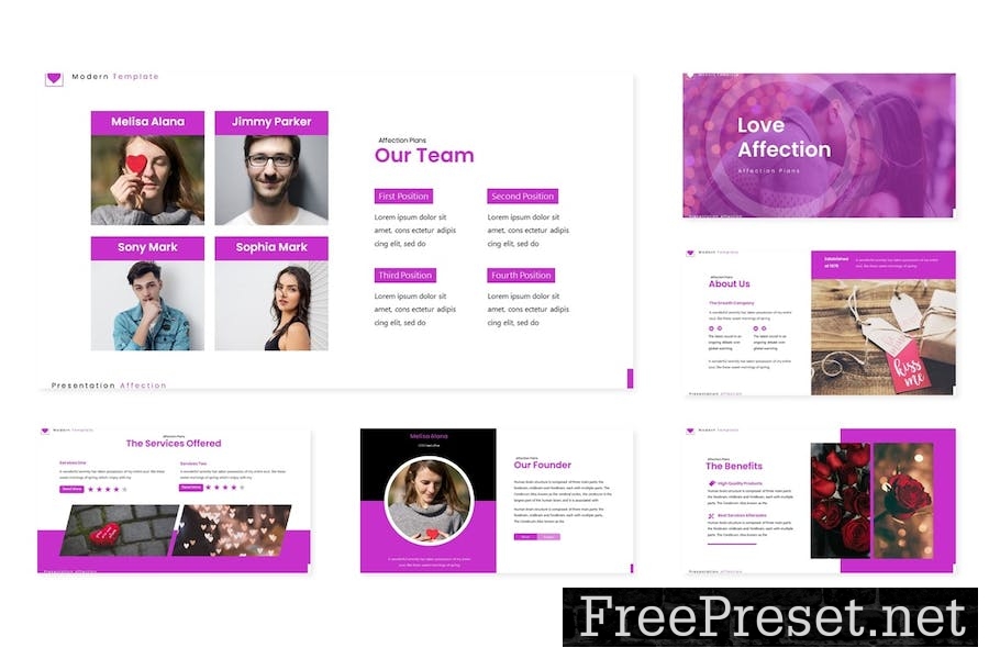 Love Affectio - Keynote Template Z529Y5P