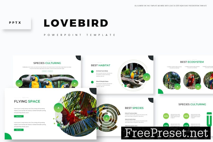 Love Bird - Powerpoint Template R2XX99H