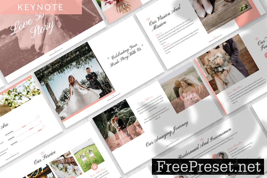 Love Bride Story - Wedding Keynote Template