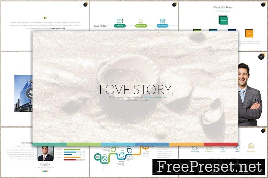 LOVE STORY Google Slides S4Y5S3