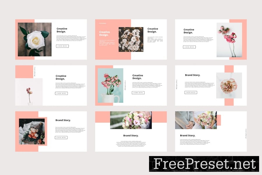 Love Story - Wedding Google Slides Template LLGPXZQ