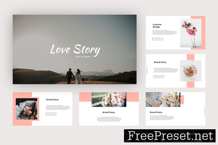 Love Story - Wedding Keynote Template FQPBNFJ