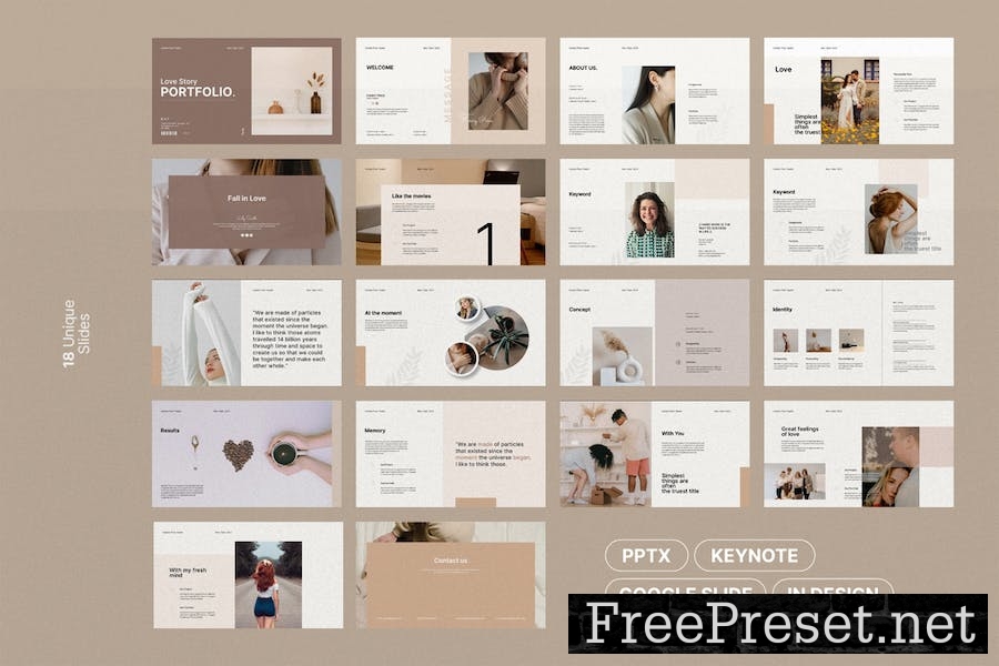 Love Style Presentation Template SQSUNNR