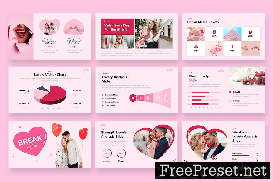 Lovely Themes Powerpoint Template 5BZZEBK