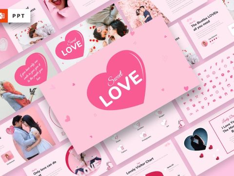 Lovely Themes Powerpoint Template 5BZZEBK