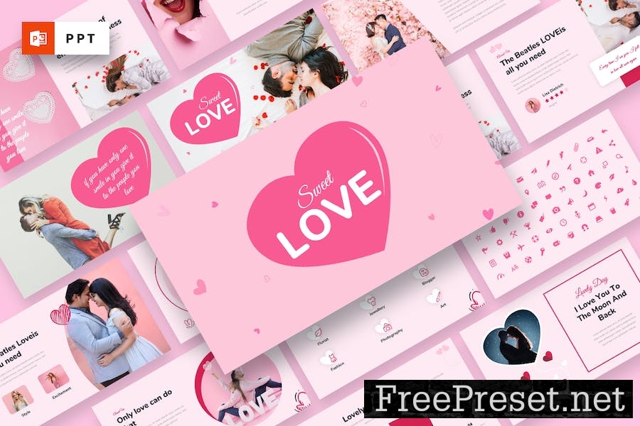 Lovely Themes Powerpoint Template 5BZZEBK