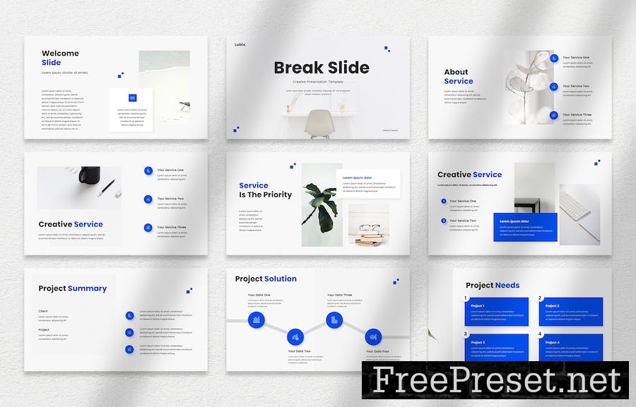 Lubix Creative Presentation template