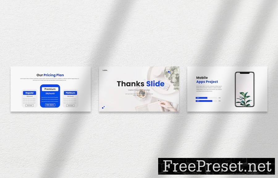 Lubix Creative Presentation template