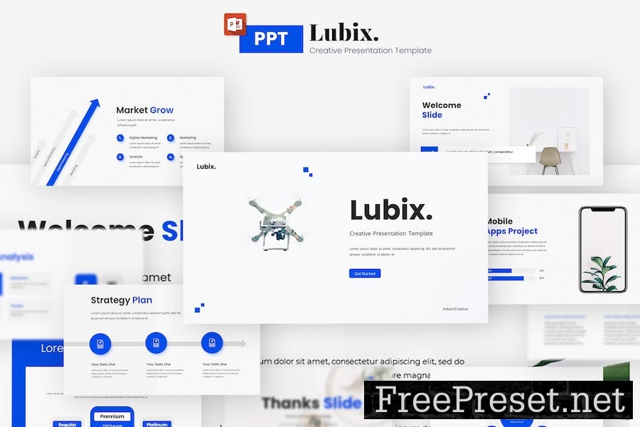 Lubix Creative Presentation Template CY6UU9S