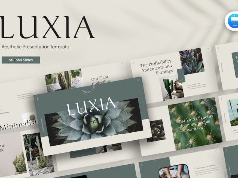 Luxia Aesthetic Keynote Template