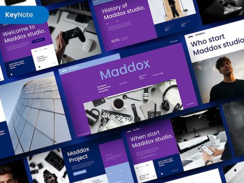 Maddox – Business Keynote Template XACQBRA