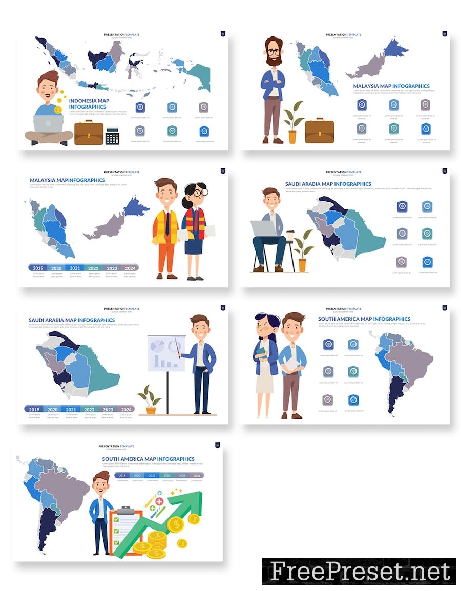 Maps Infographic Powerpoint Templates YS2MWP7