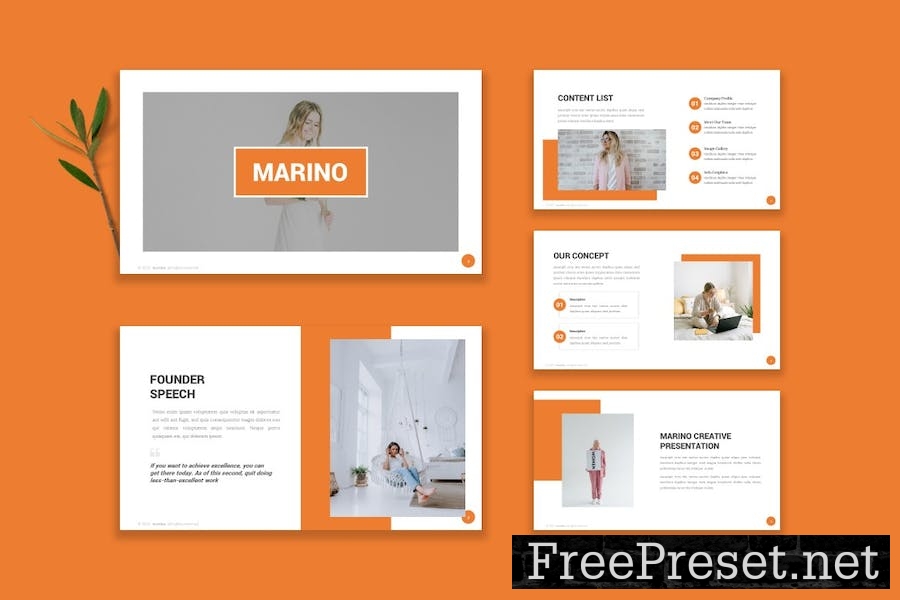 Marino - Google Slide Template F9Y9PSR