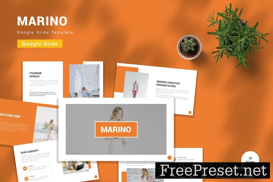 Marino - Google Slide Template F9Y9PSR