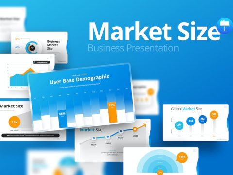 Market Size Professional Keynote Template