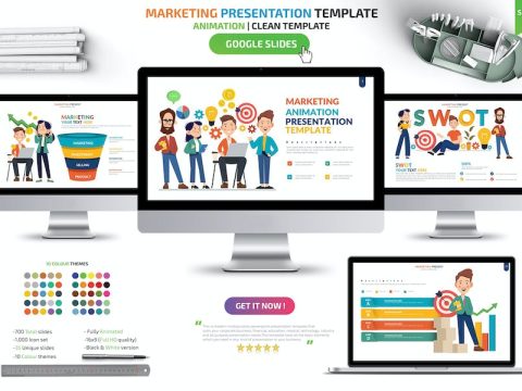 Marketing Google Slides Presentation Template TFB44X2