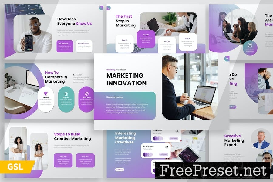 Marketing Innovation - Google Slide