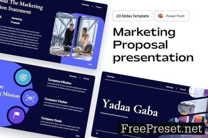 Marketing Proposal Presentation Template 2H4R6HT