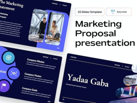 Marketing Proposal Presentation Template YM649LJ