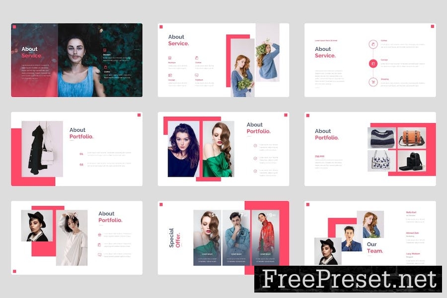 Maulinda- Minimal Google Slide Template VH6B2BE