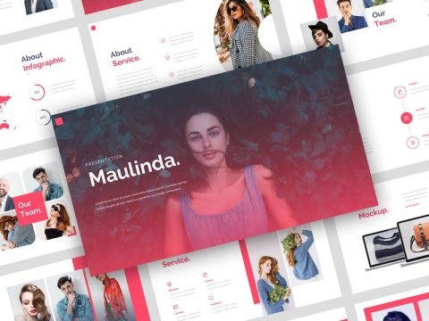 Maulinda- Minimal Google Slide Template VH6B2BE