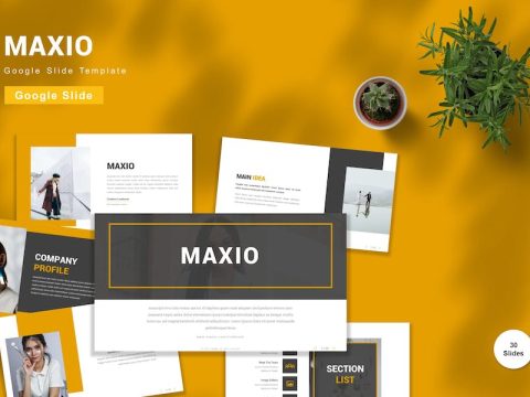 Maxio - Google Slide Template 4RRGEJE