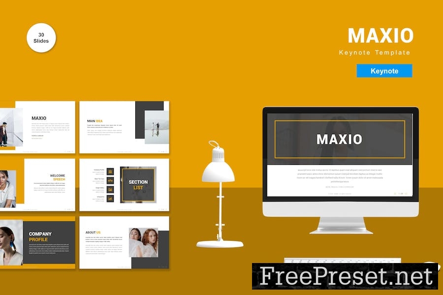 Maxio - Keynote Template PWW37JH