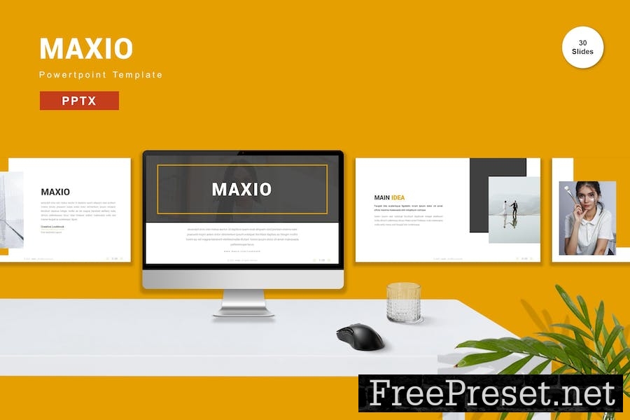 Maxio - Powerpoint Template J5HHL29