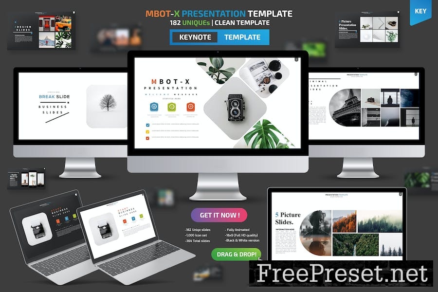 MBot-X Keynote Presentation Templates SDA9LG3