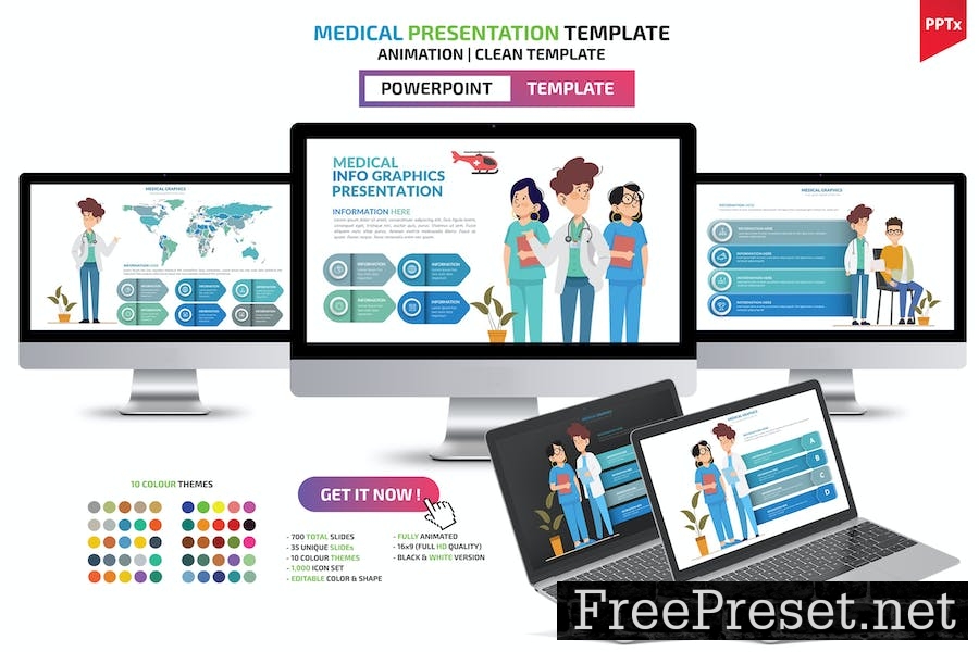 Medical Google Slides Presentation Templates