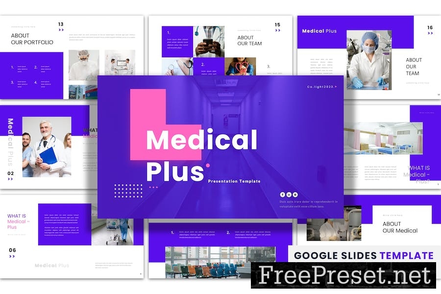 Medical Plus - Google Slides Presentation Template ZRXQ7C8