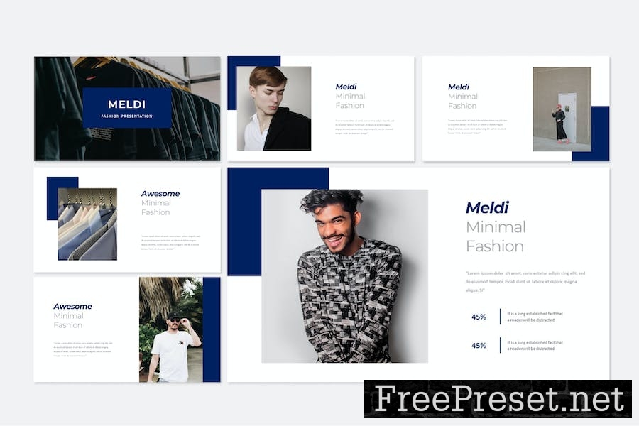 Meldi Fashion Google Slides Template P3ANTCA