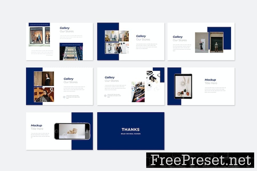 Meldi Fashion Google Slides Template P3ANTCA