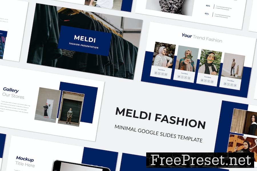 Meldi Fashion Google Slides Template P3ANTCA