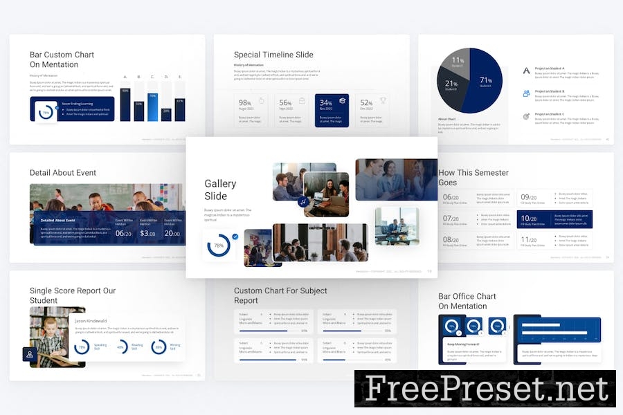 Mentation Education PowerPoint Template SYD8TVF