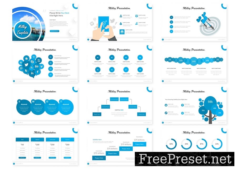 Milley - Google Slide Template Z6SSDQ